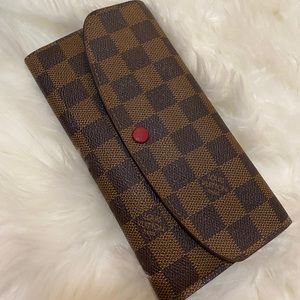Louis Vuitton Damien Ebene Emilie Wallet